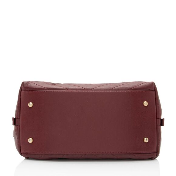 Chanel Chevron Calfskin Python Chic Small Shopping Tote - Picture 4 of 16